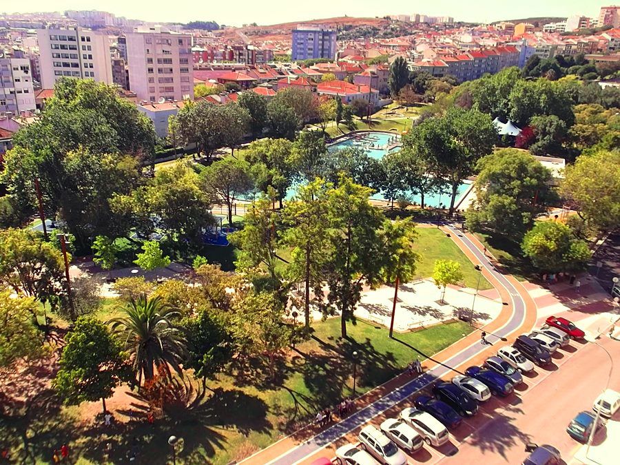 Residencial Jardim Da Amadora Hotel Bagian luar foto